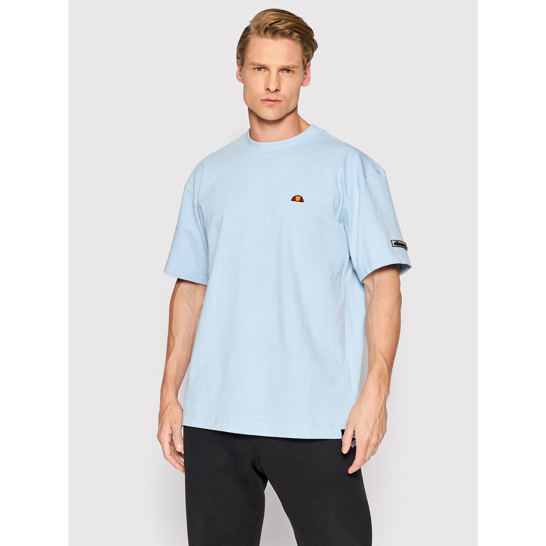 Ellesse Tricou Torco SHM11649 Albastru Regular Fit - Pled.ro