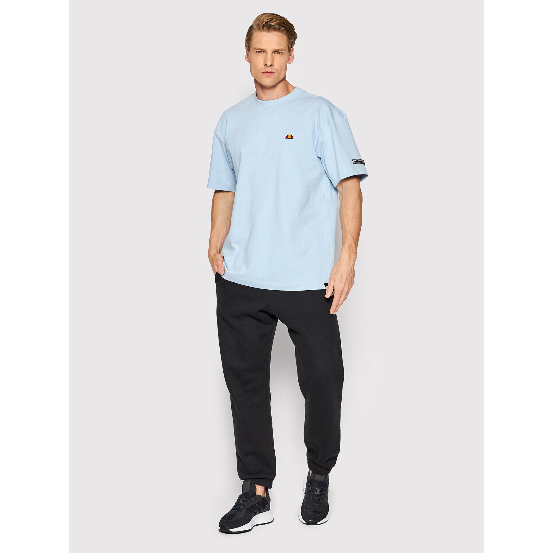 Ellesse Tricou Torco SHM11649 Albastru Regular Fit - Pled.ro