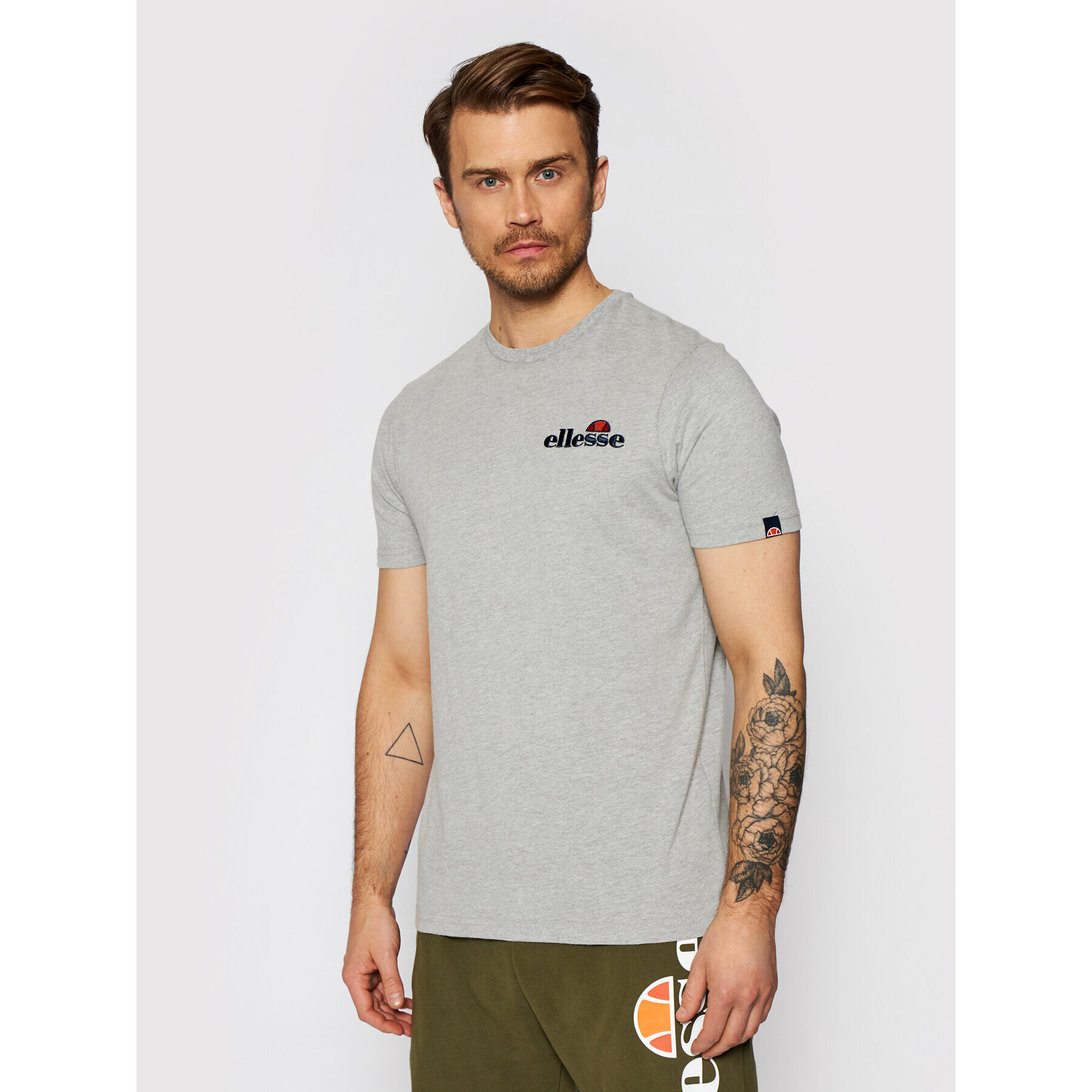 Ellesse Tricou Voodoo SHB06835 Gri Regular Fit - Pled.ro