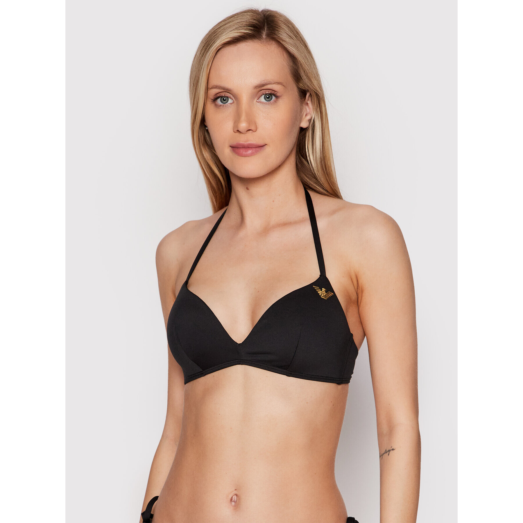 Emporio Armani Bikini partea de sus 262177 2R300 00020 Negru - Pled.ro