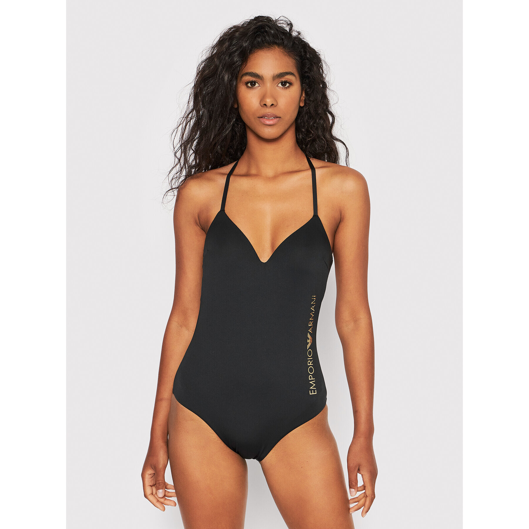 Emporio Armani Costum de baie 262642 2R300 00020 Negru - Pled.ro