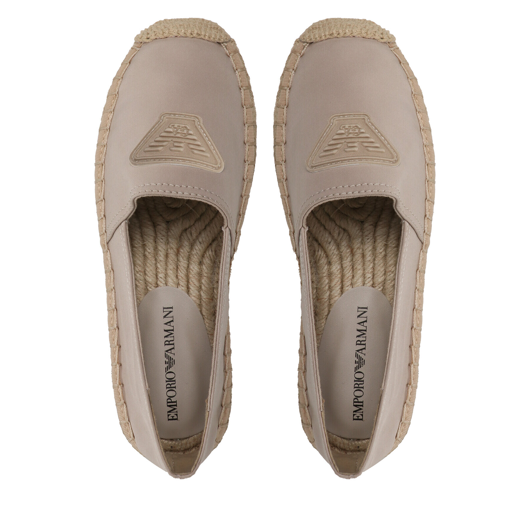 Emporio Armani Espadrile XVSS03 XN742 S445 Bej - Pled.ro