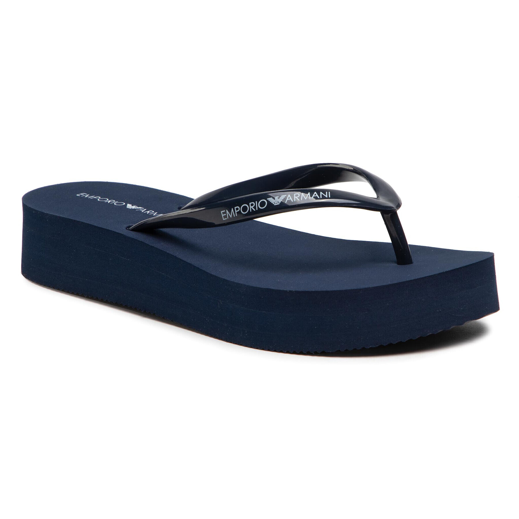 Emporio Armani Flip flop X3QS05 XM766 M656 Bleumarin - Pled.ro