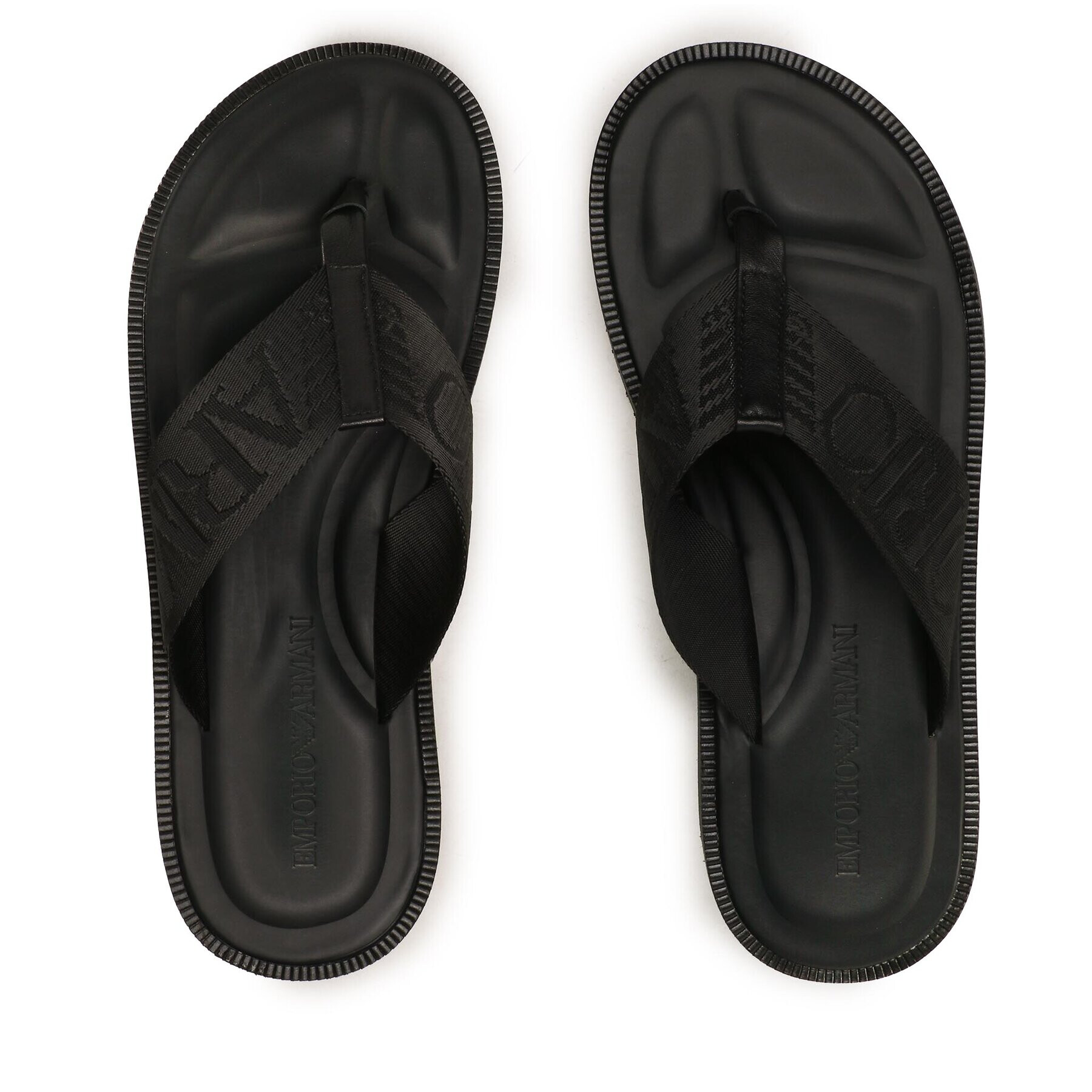 Emporio Armani Flip flop X4Q003 XN788 K001 Negru - Pled.ro