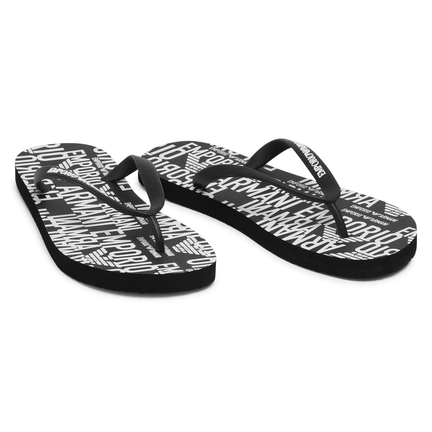 Emporio Armani Flip flop X4QS04 XM763 N603 Negru - Pled.ro