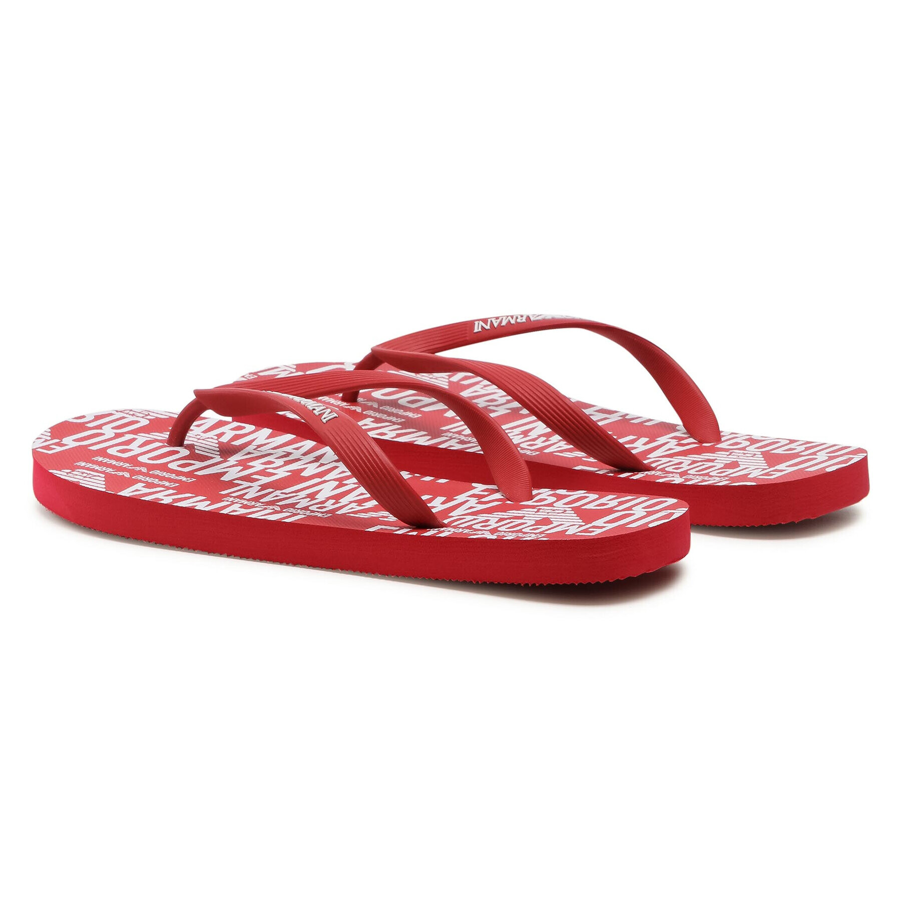 Emporio Armani Flip flop X4QS04 XM763 N604 Roșu - Pled.ro