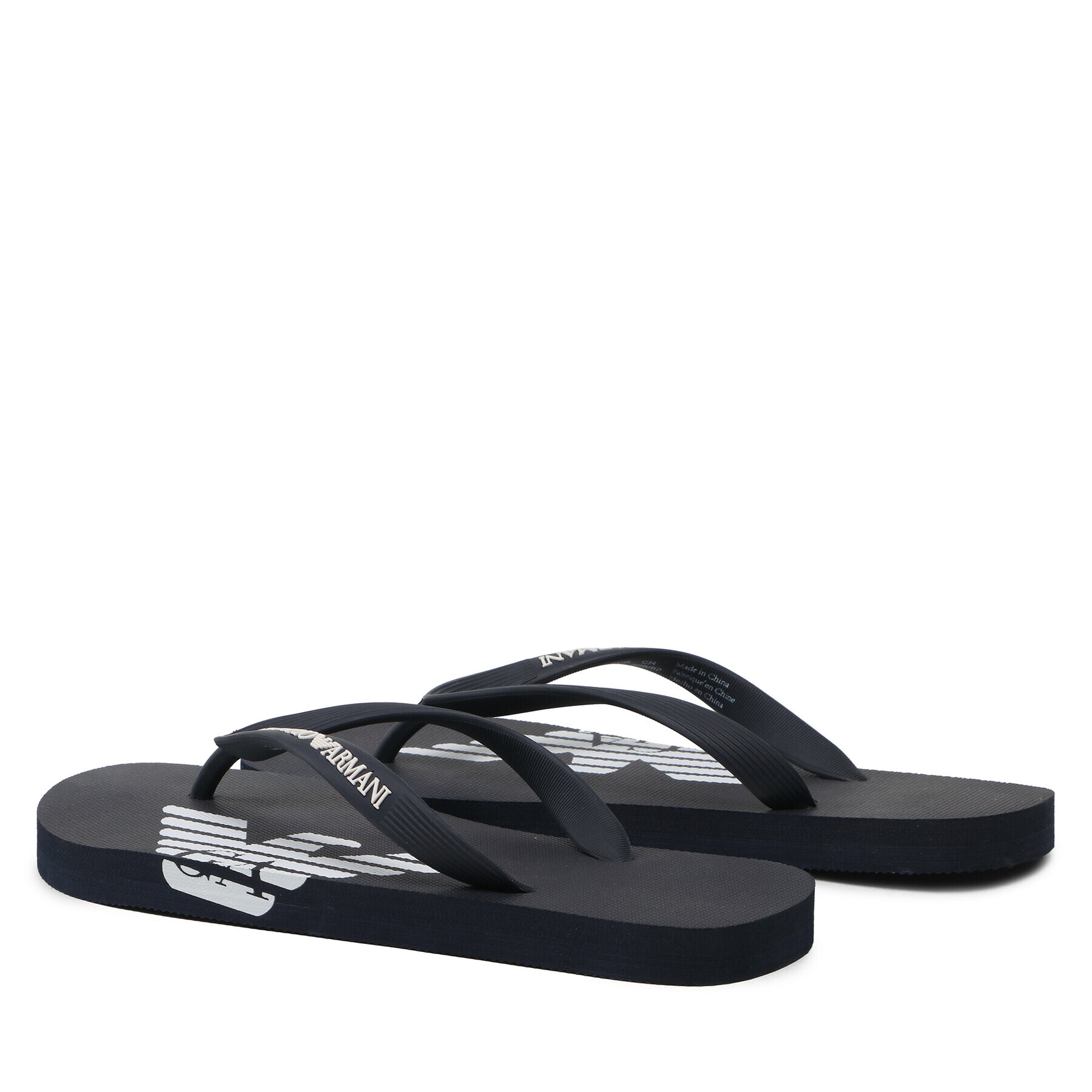 Emporio Armani Flip flop XVQS06 XN746 00285 Bleumarin - Pled.ro