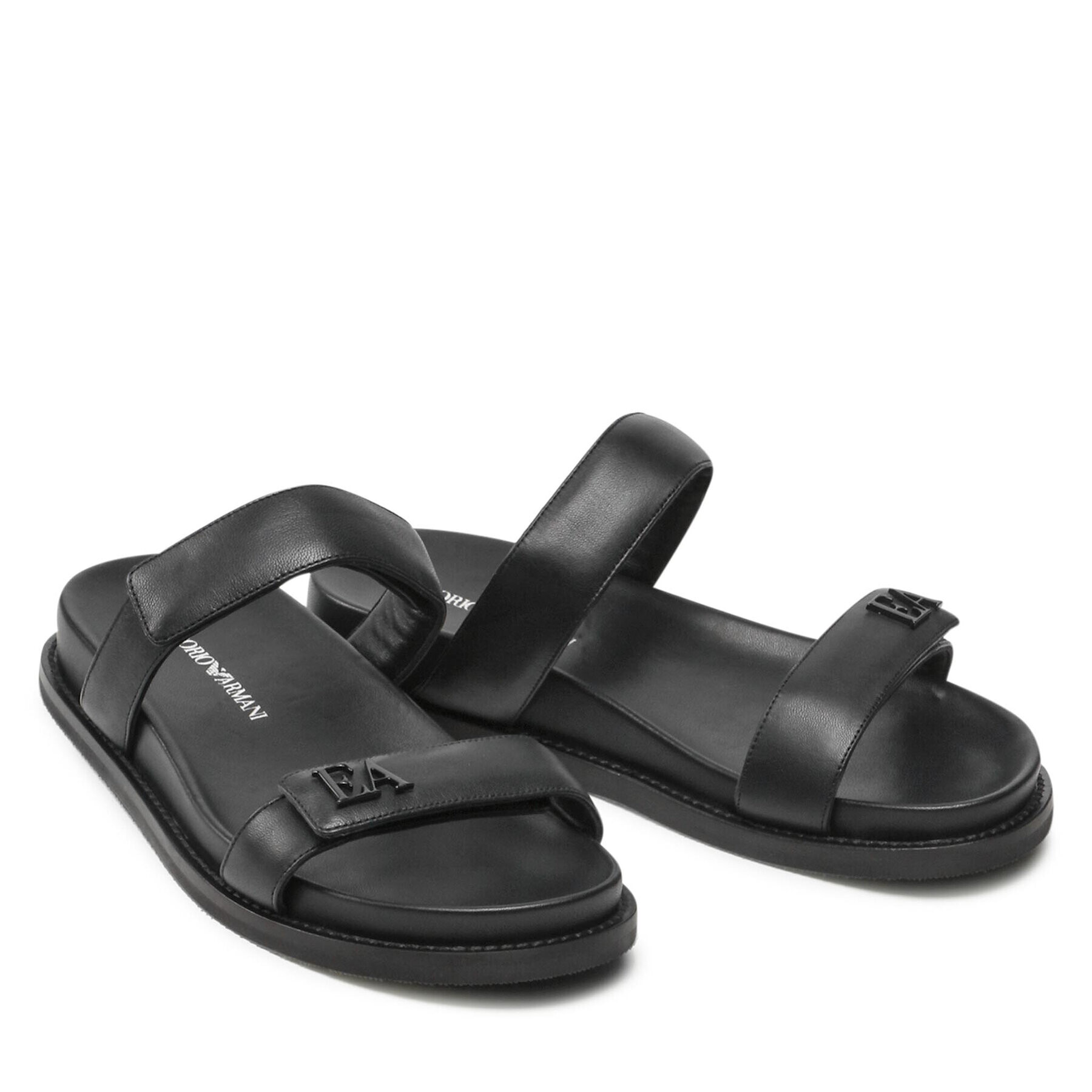 Emporio Armani Șlapi X3P778 XF271 00002 Negru - Pled.ro