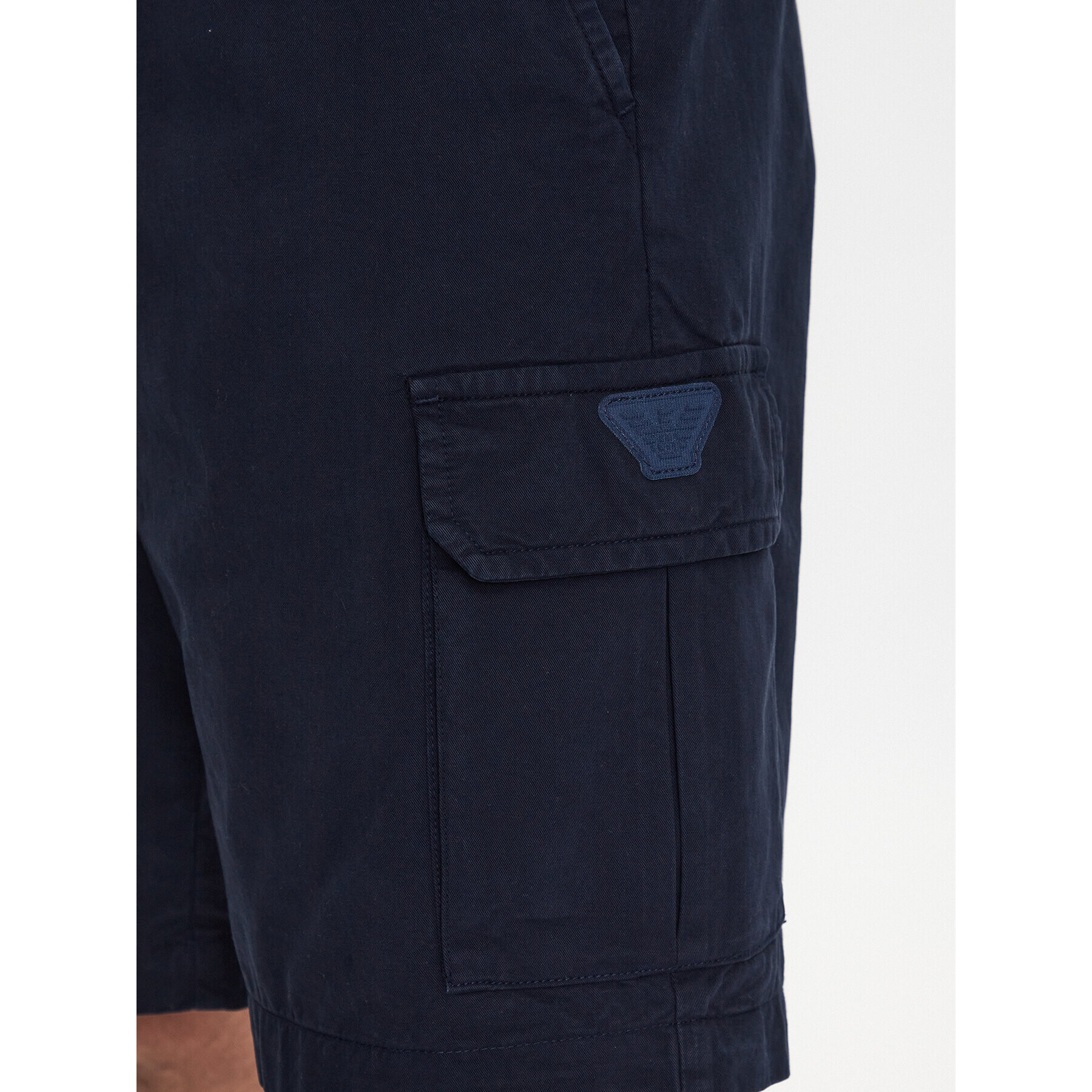 Emporio Armani Pantalon scurți din material 211835 3R471 06935 Bleumarin Regular Fit - Pled.ro