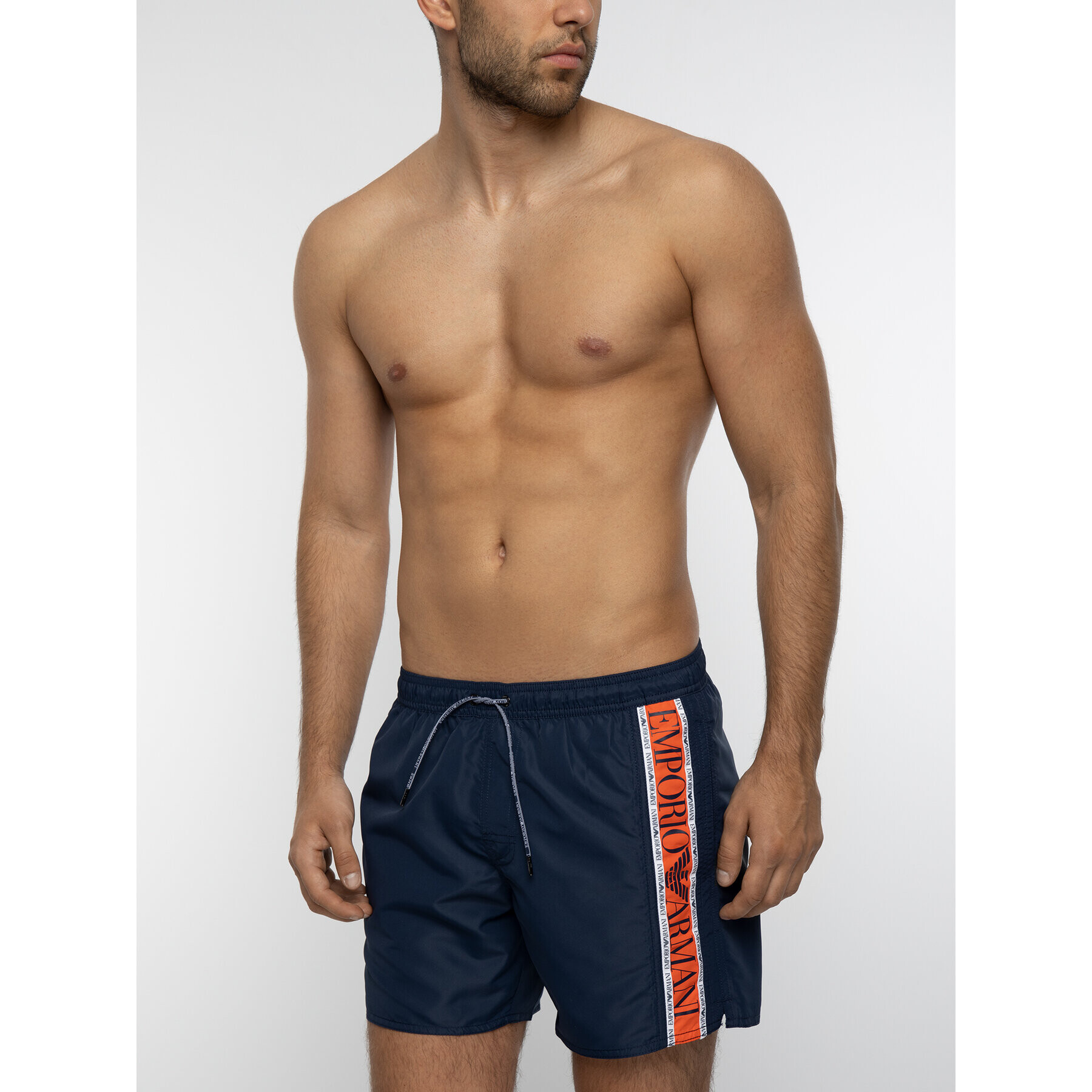 Emporio Armani Pantaloni scurți pentru înot 211740 9P425 06935 Bleumarin Regular Fit - Pled.ro