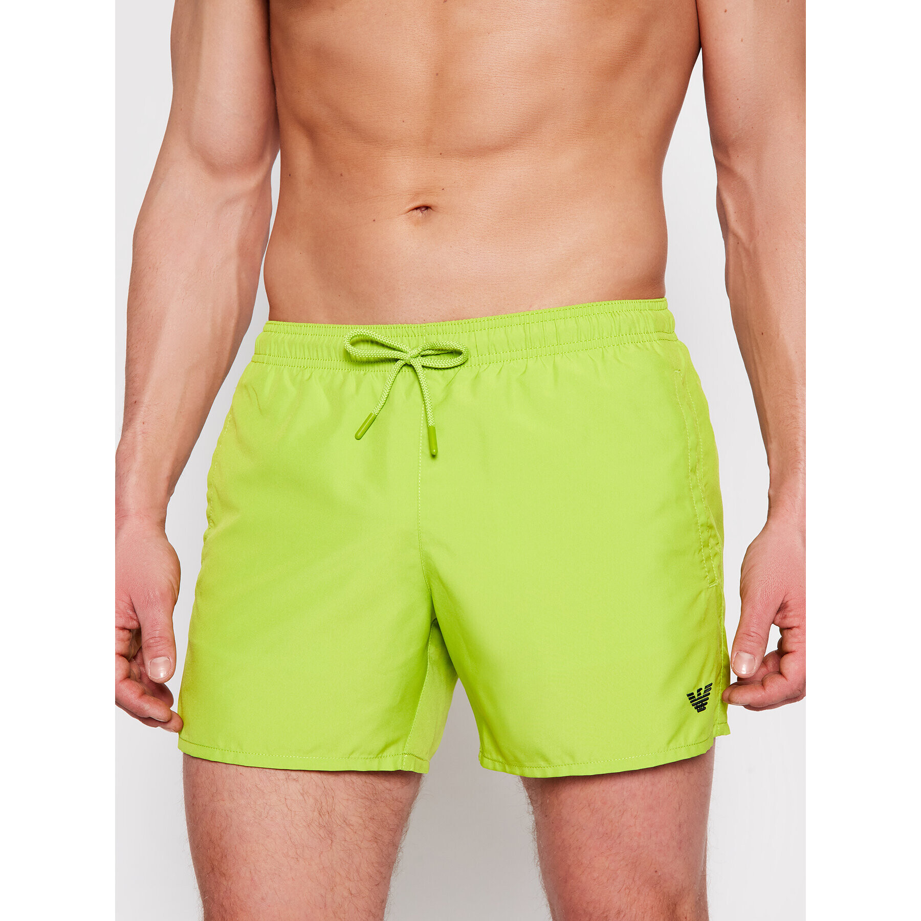 Emporio Armani Pantaloni scurți pentru înot 211752 1P438 07483 Verde Regular Fit - Pled.ro