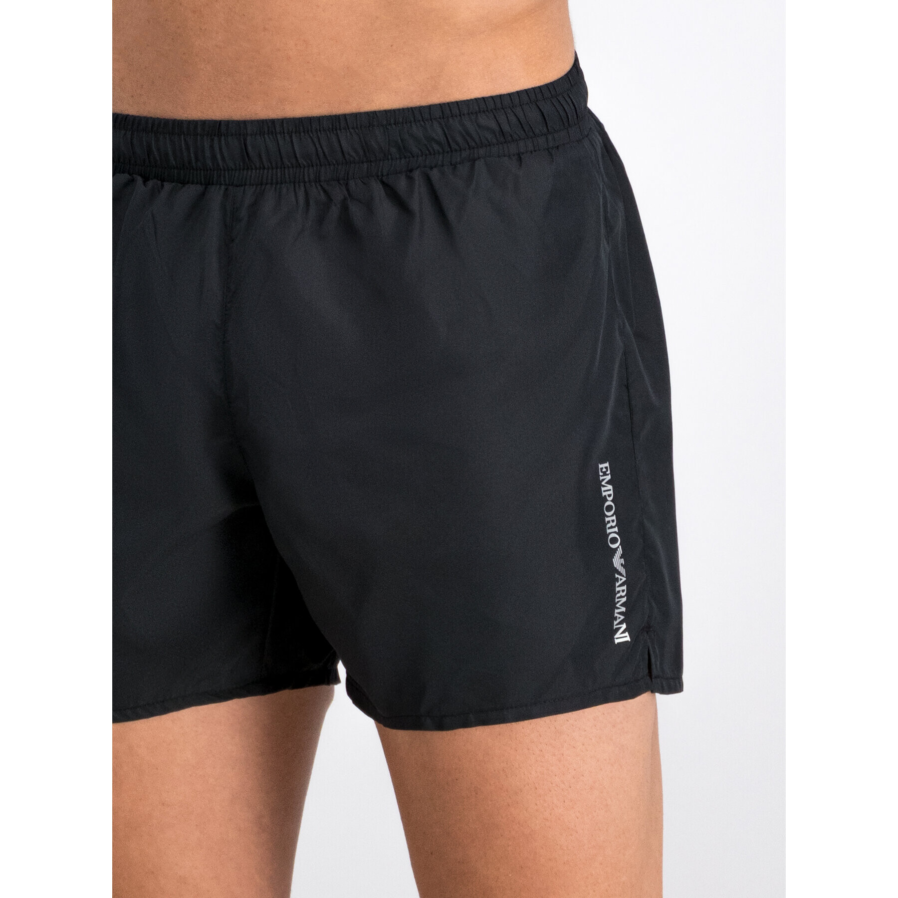 Emporio Armani Pantaloni scurți pentru înot 211746 9P424 00020 Negru Regular Fit - Pled.ro