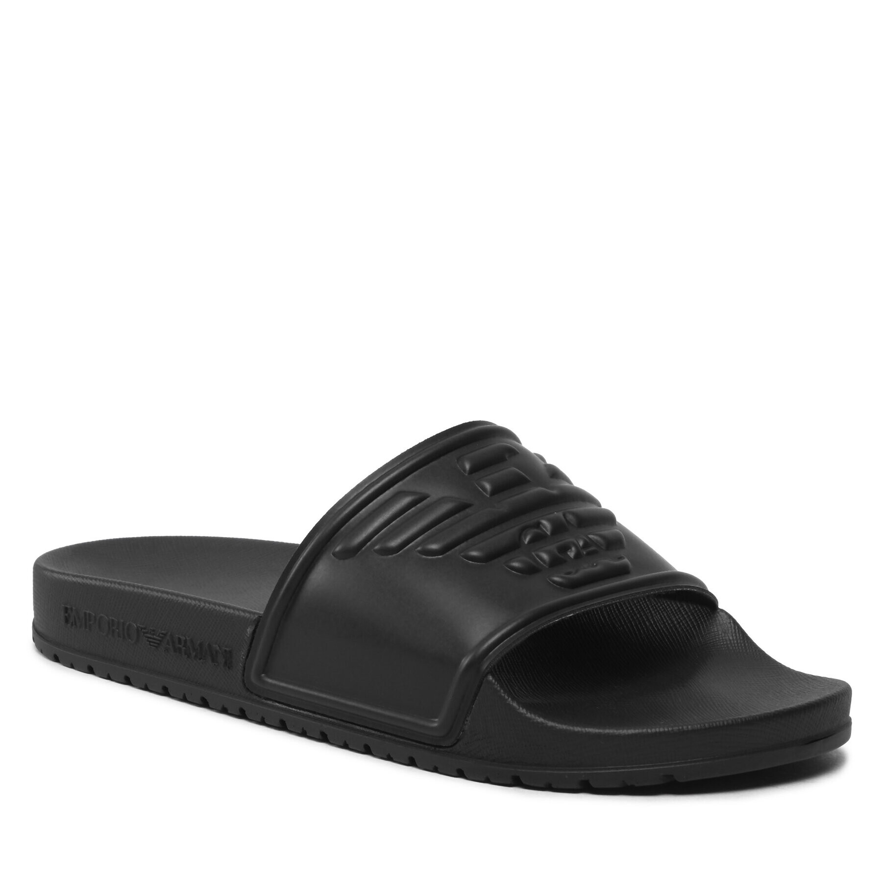 Emporio Armani Șlapi XVPS04 XN747 00002 Negru - Pled.ro