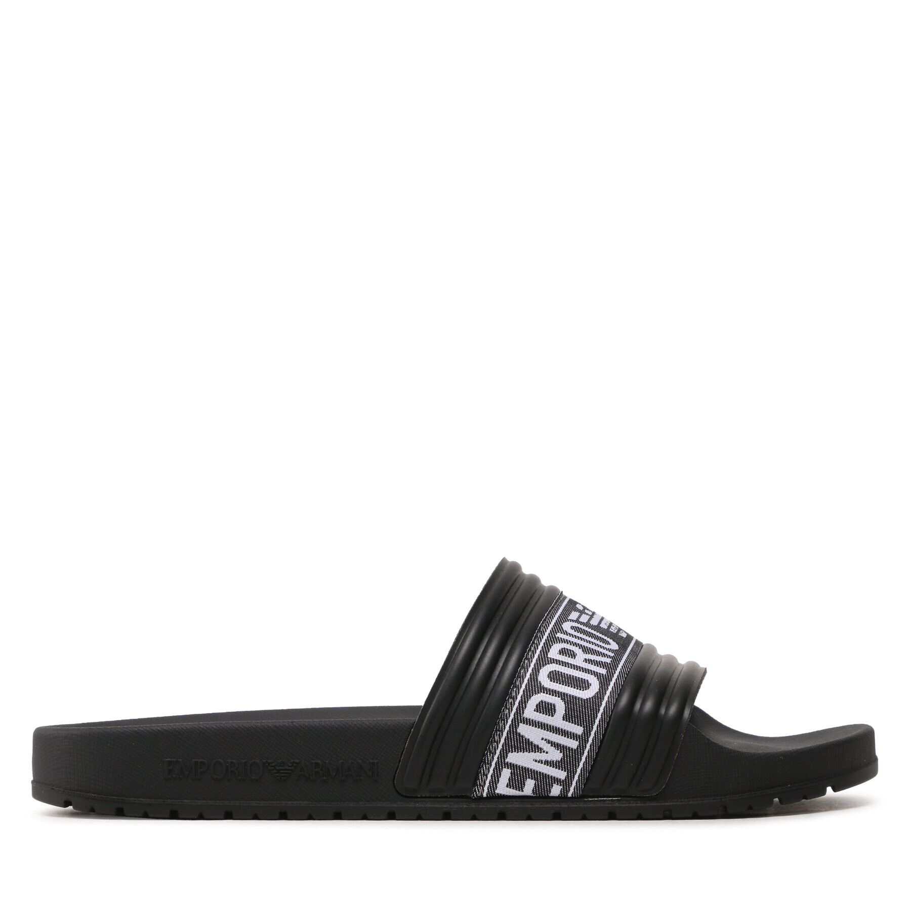 Emporio Armani Șlapi XVPS05 XN744 00002 Negru - Pled.ro