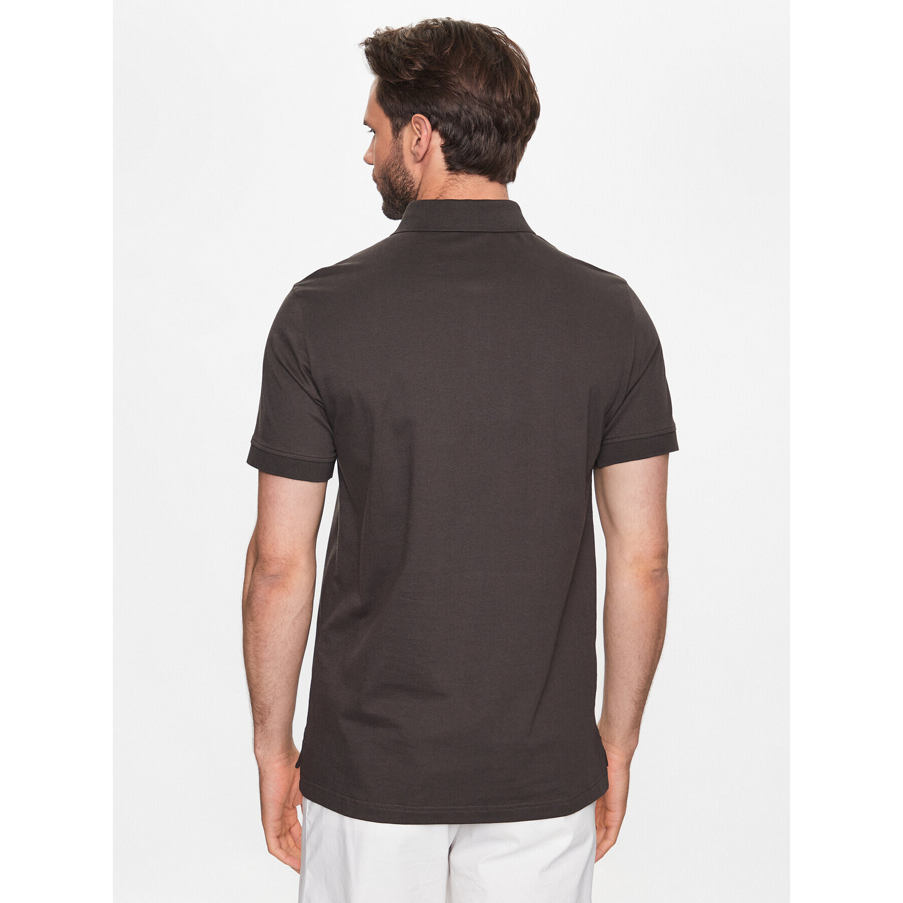 Emporio Armani Tricou polo 211804 3R461 06154 Gri Regular Fit - Pled.ro