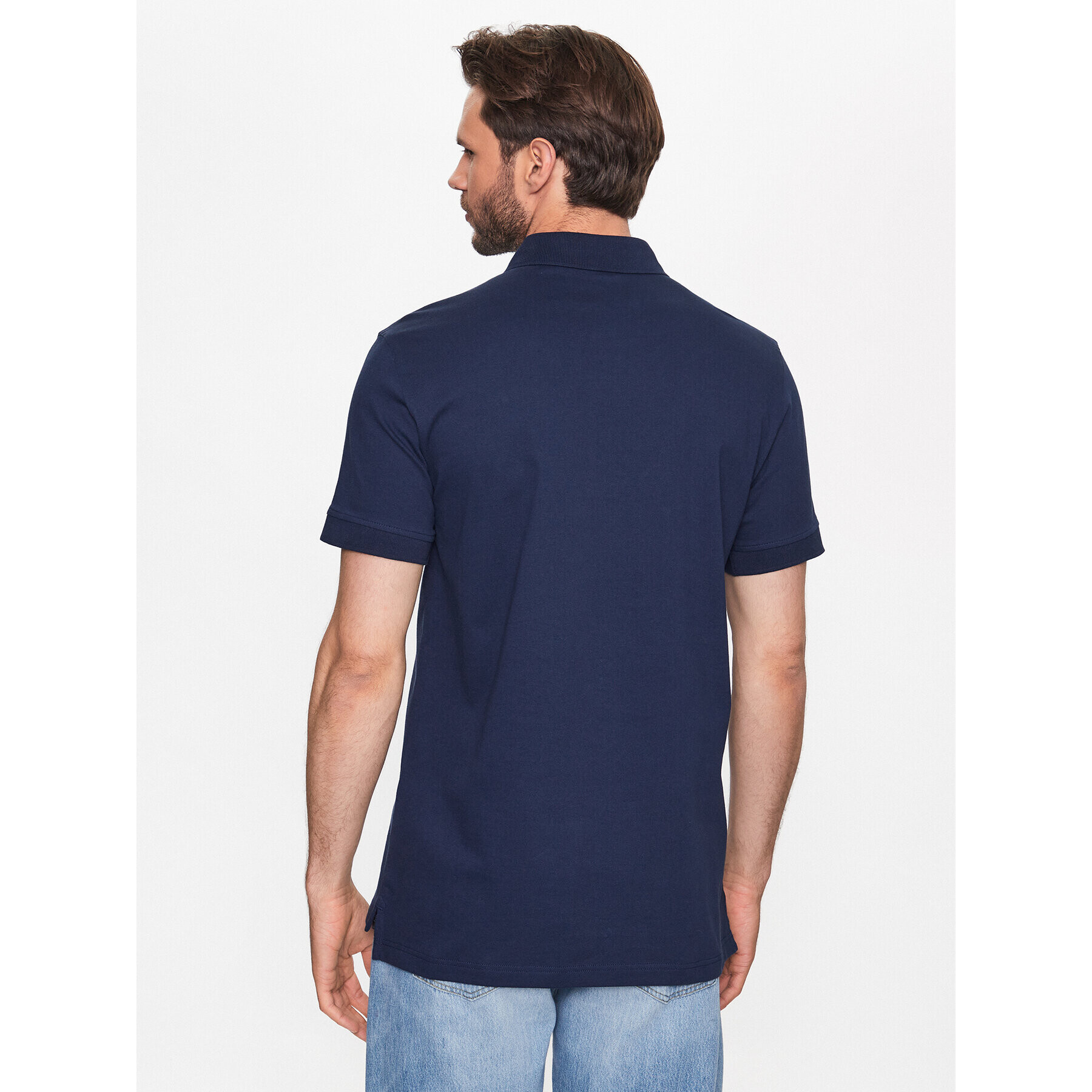 Emporio Armani Tricou polo 211804 3R461 06935 Bleumarin Regular Fit - Pled.ro