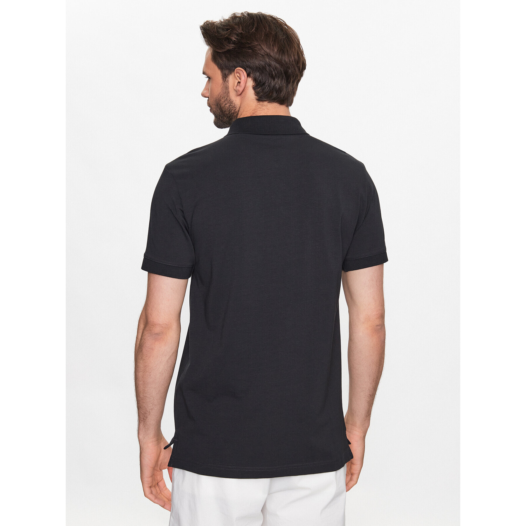 Emporio Armani Tricou polo 211804 3R482 00020 Negru Regular Fit - Pled.ro