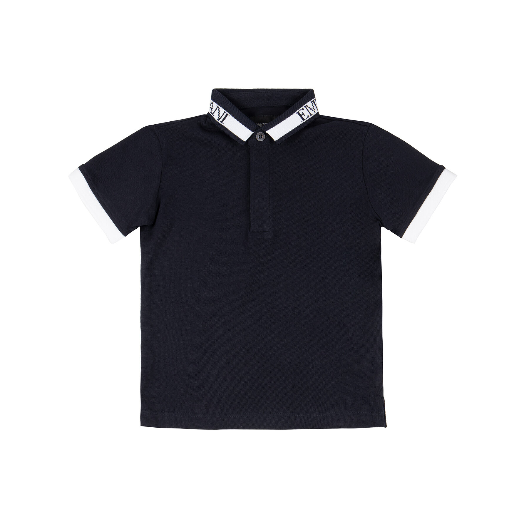 Emporio Armani Tricou polo 3H4FJ3 1J46Z 0922 Bleumarin Regular Fit - Pled.ro