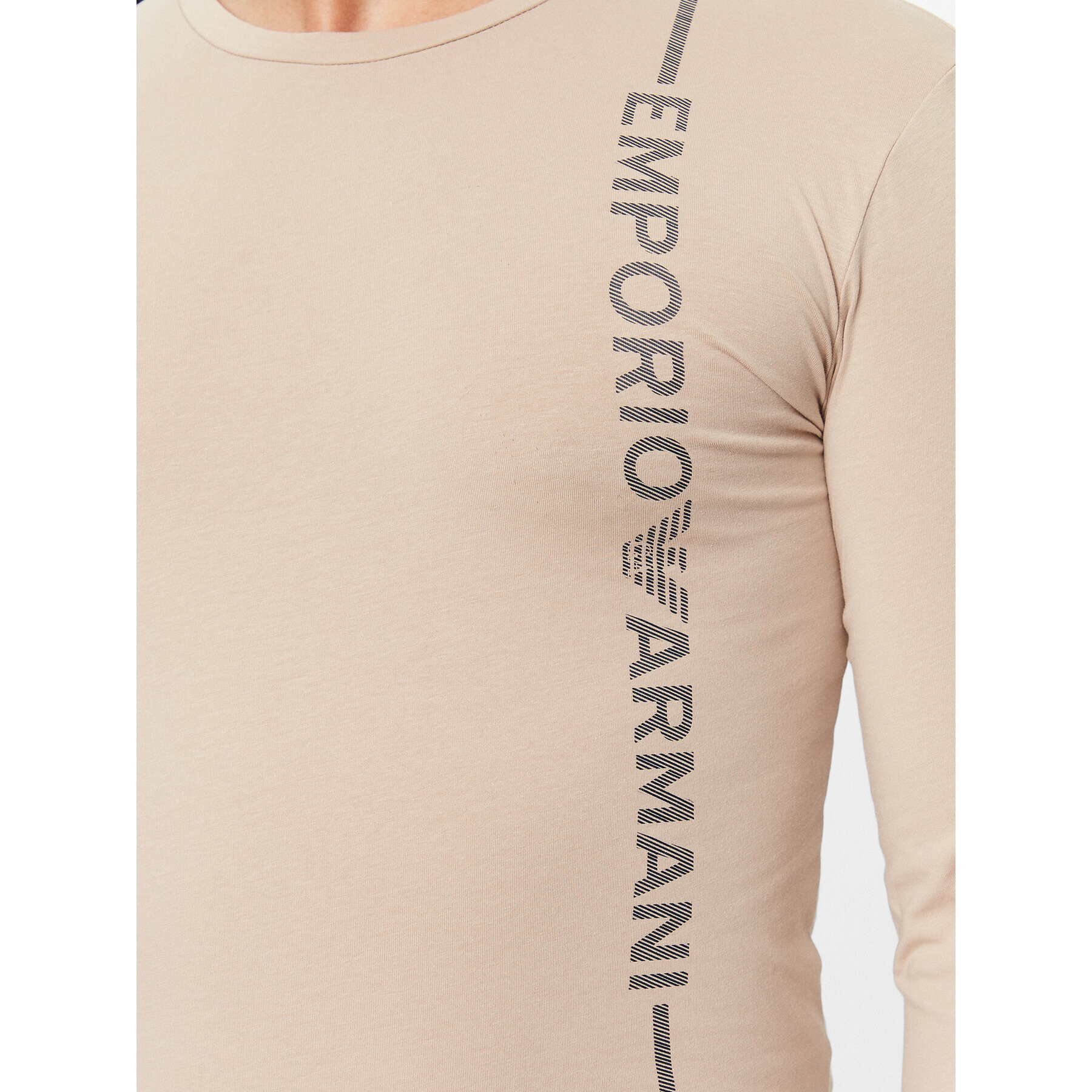 Emporio Armani Underwear Longsleeve 111023 3F523 10950 Bej Regular Fit - Pled.ro