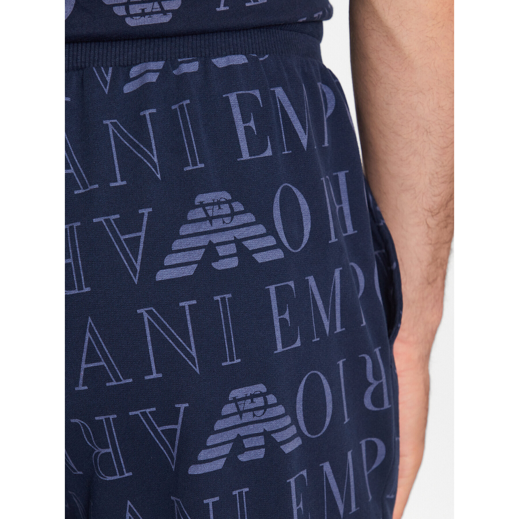 Emporio Armani Underwear Pantaloni trening 111690 3R566 13635 Bleumarin Regular Fit - Pled.ro