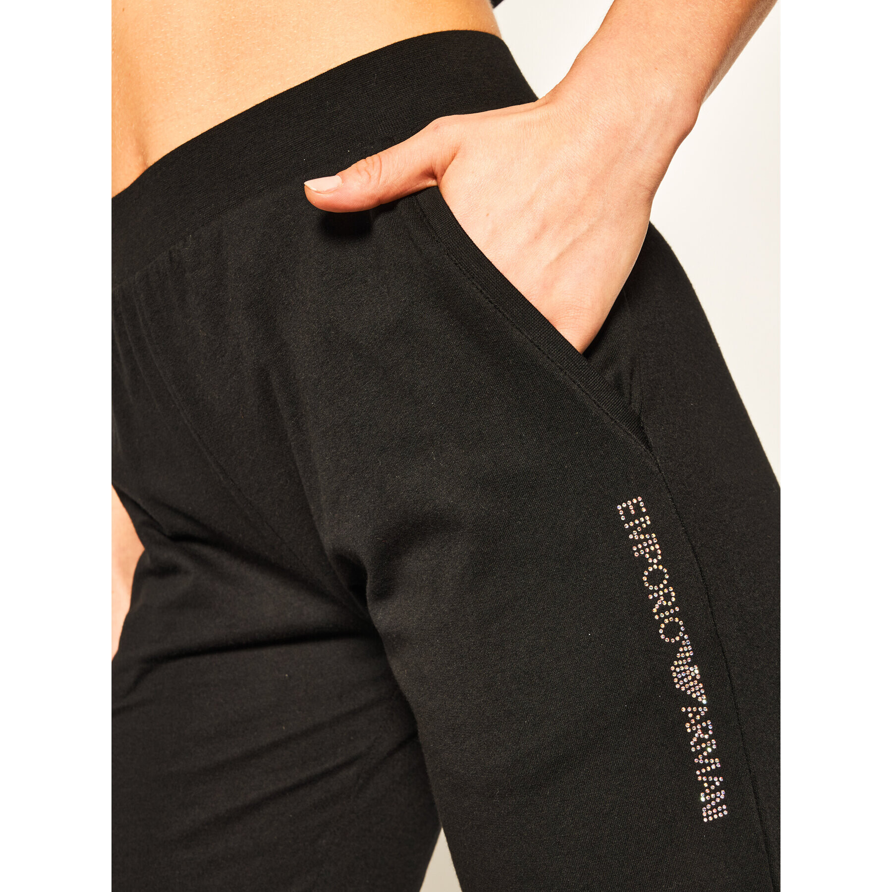 Emporio Armani Underwear Pantaloni trening 163774 0P252 00020 Negru Regular Fit - Pled.ro