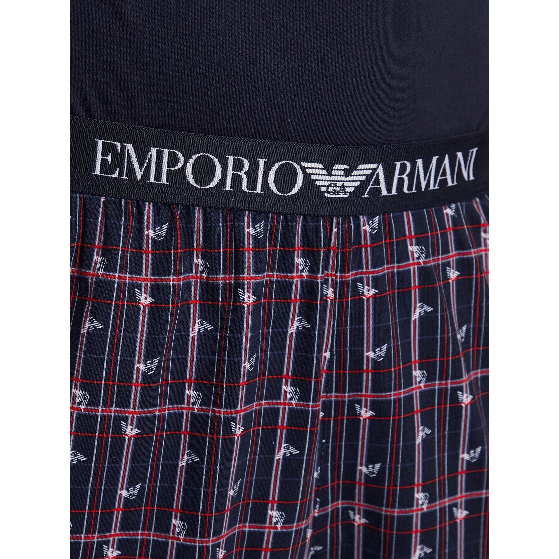 Emporio Armani Underwear Pijama 111360 3R567 50036 Bleumarin Regular Fit - Pled.ro