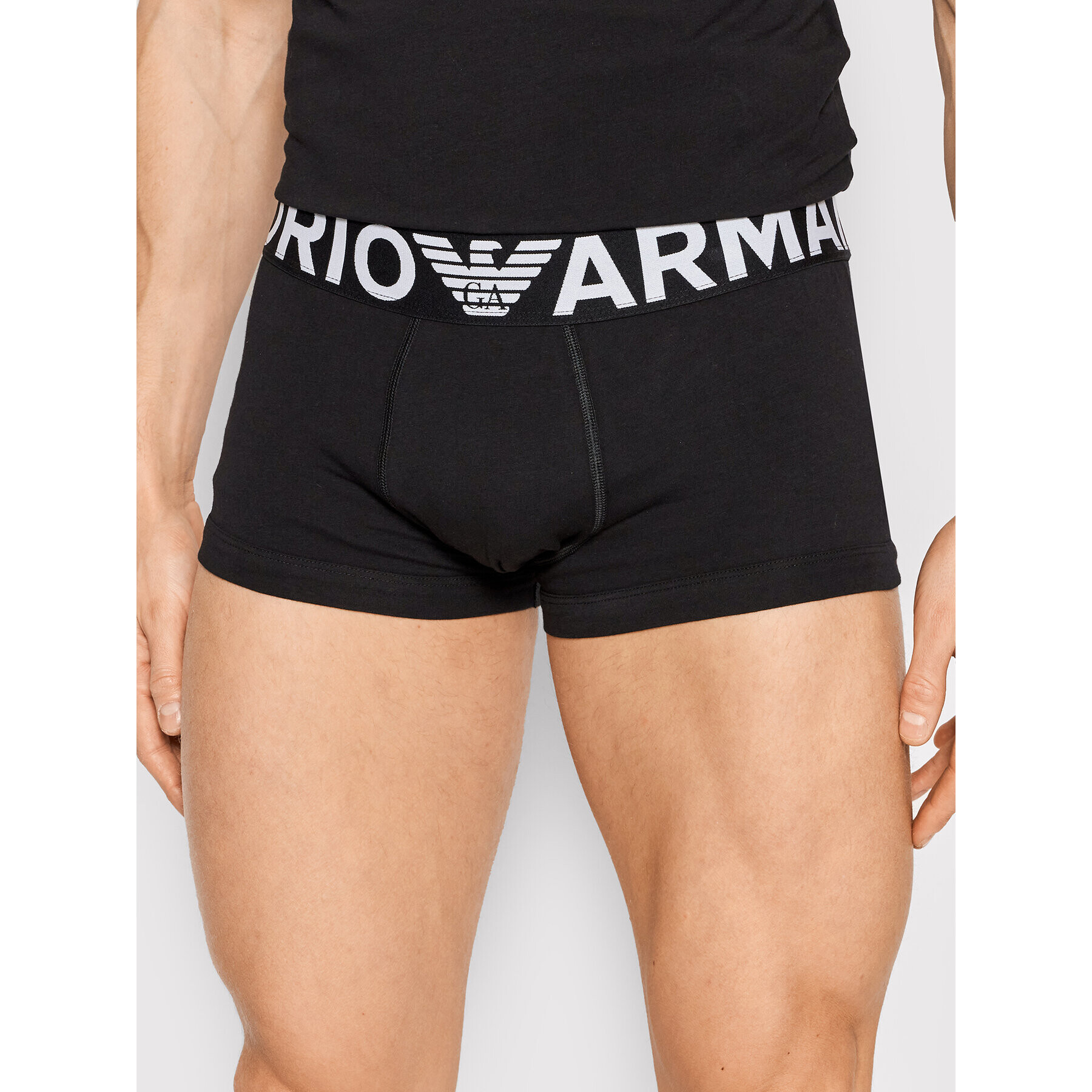 Emporio Armani Underwear Pijama 111604 2R516 00020 Negru Regular Fit - Pled.ro