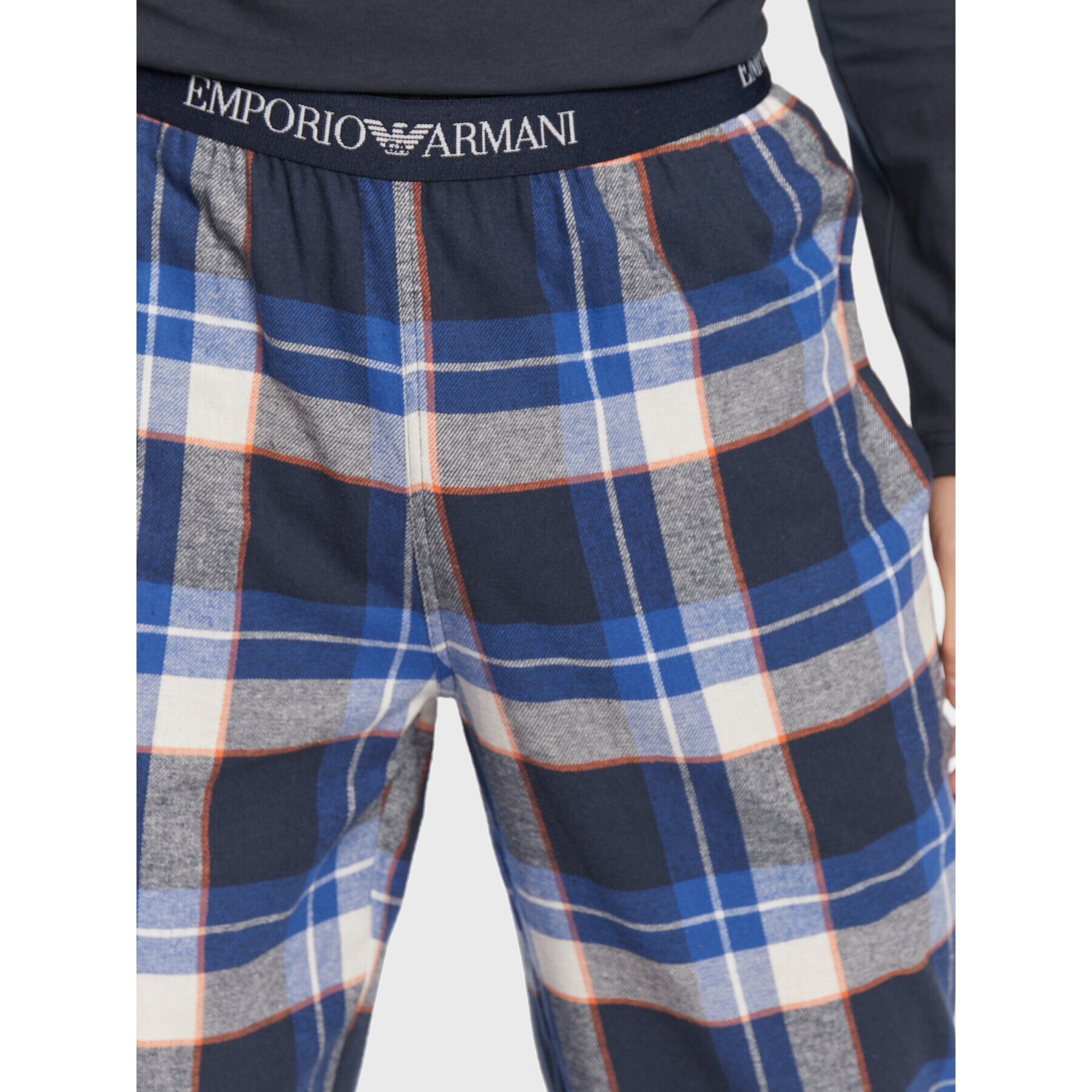 Emporio Armani Underwear Pijama 111860 2F576 16336 Bleumarin Regular Fit - Pled.ro