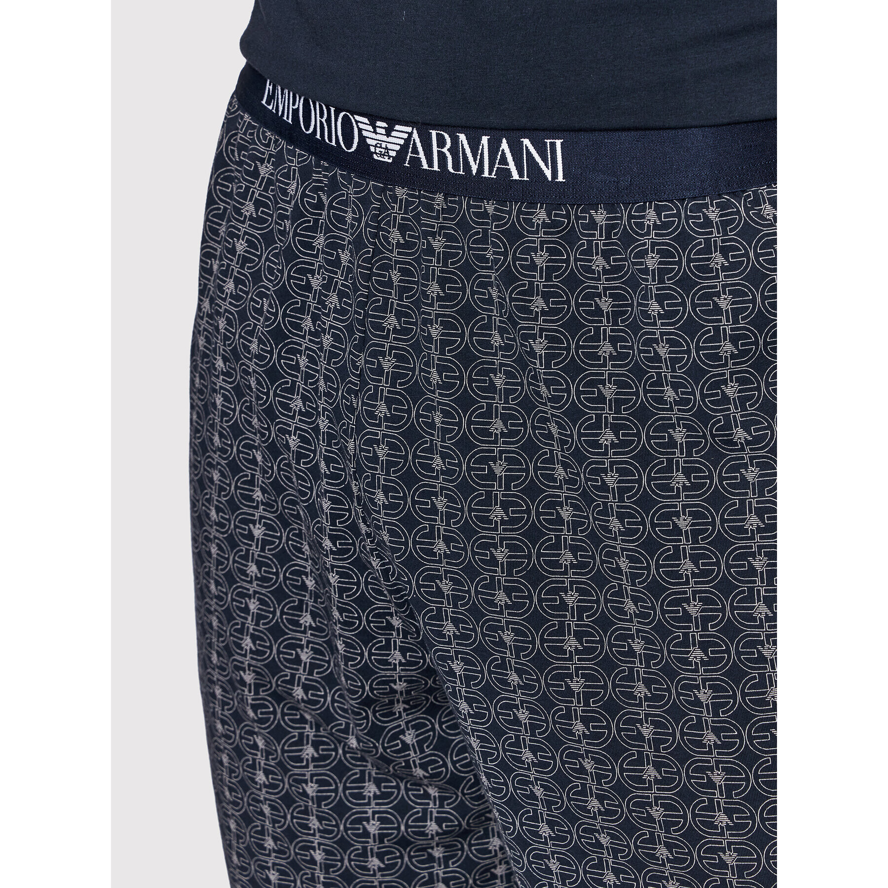 Emporio Armani Underwear Pijama 111972 2R506 95935 Bleumarin Regular Fit - Pled.ro