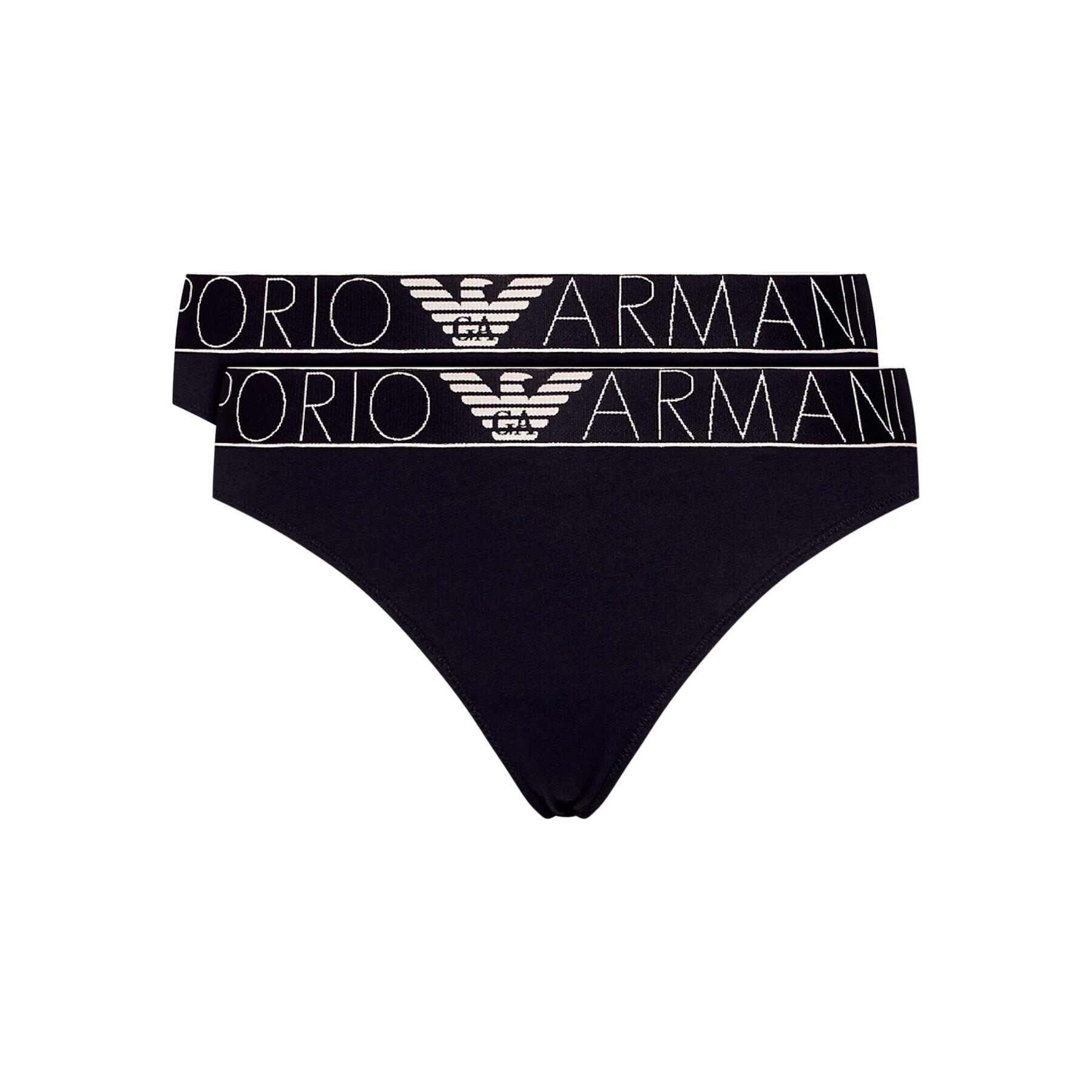 Emporio Armani Underwear Set 2 perechi de chiloți brazilieni 163337 1P227 17020 Negru - Pled.ro