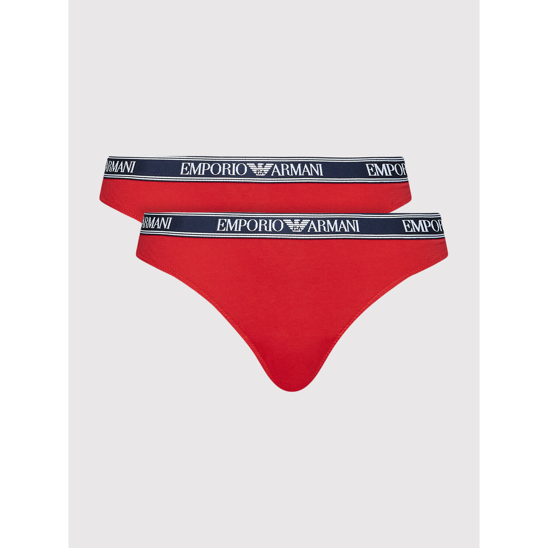 Emporio Armani Underwear Set 2 perechi de chiloți brazilieni 163337 2R227 04574 Roșu - Pled.ro