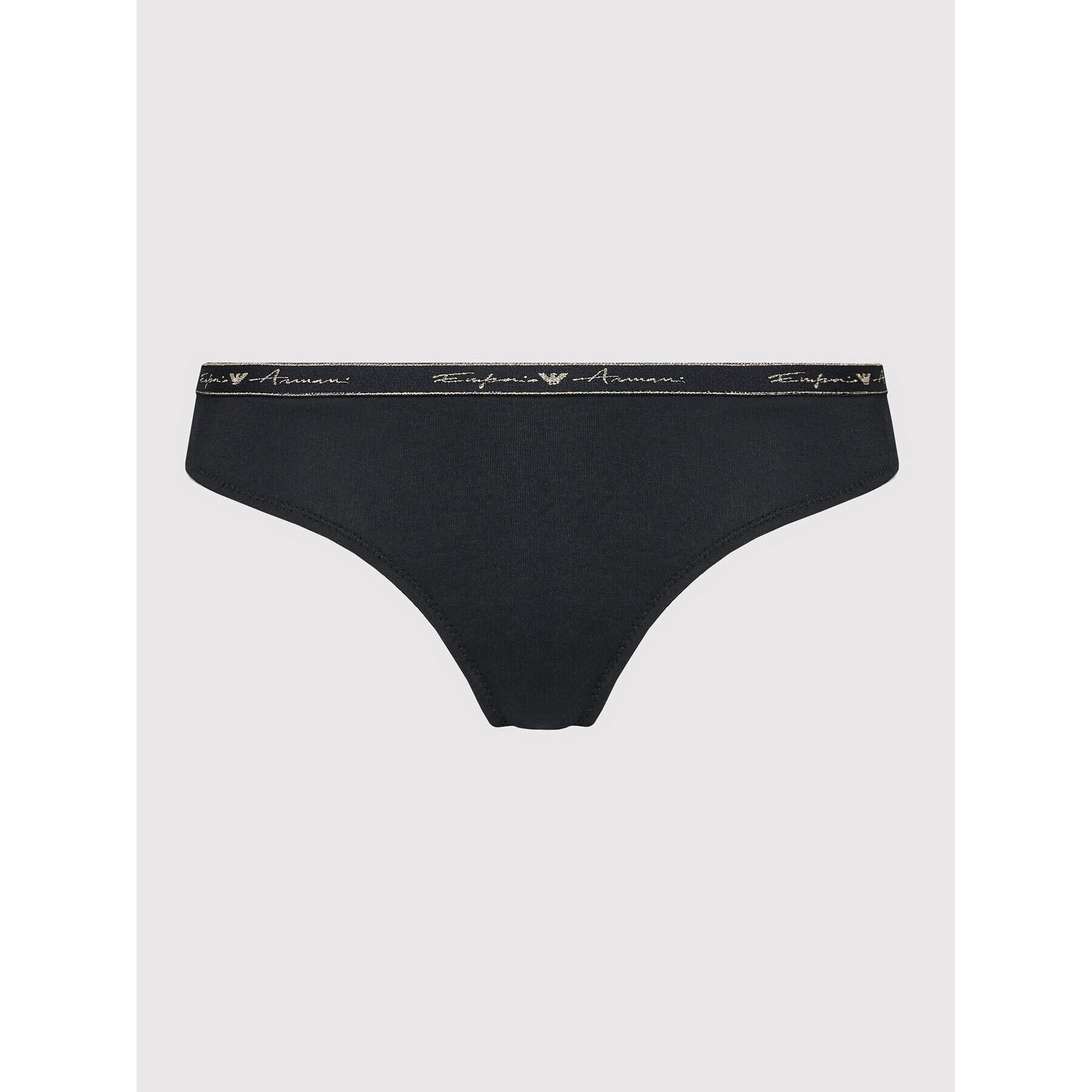 Emporio Armani Underwear Set 2 perechi de chiloți de damă clasici 163334 1A223 00020 Negru - Pled.ro