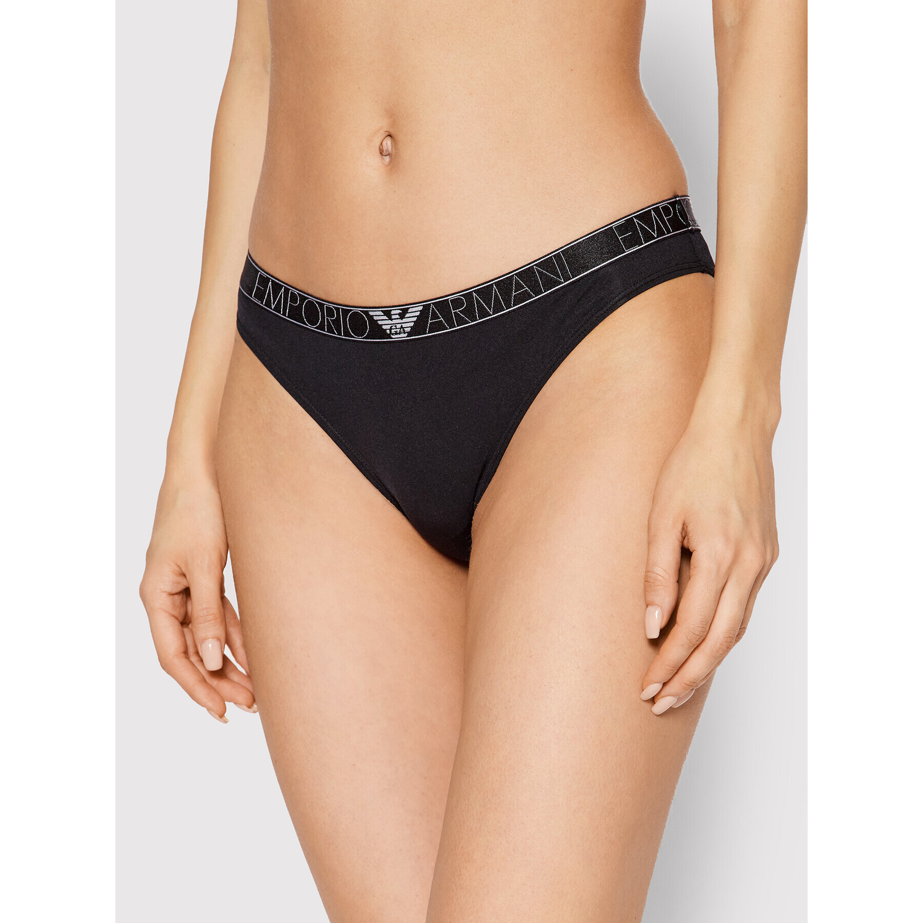 Emporio Armani Underwear Set 2 perechi de chiloți tanga 163337 2R235 00020 Negru - Pled.ro