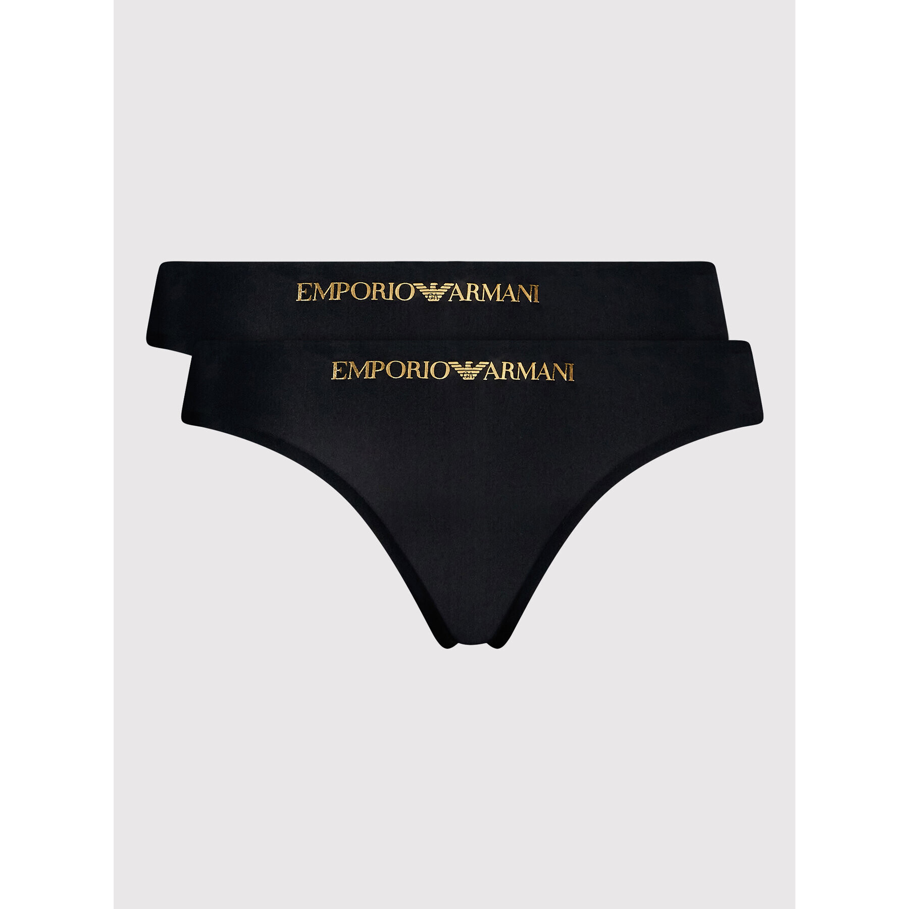 Emporio Armani Underwear Set 2 perechi de chiloți de damă 163334 2R384 00020 Negru - Pled.ro