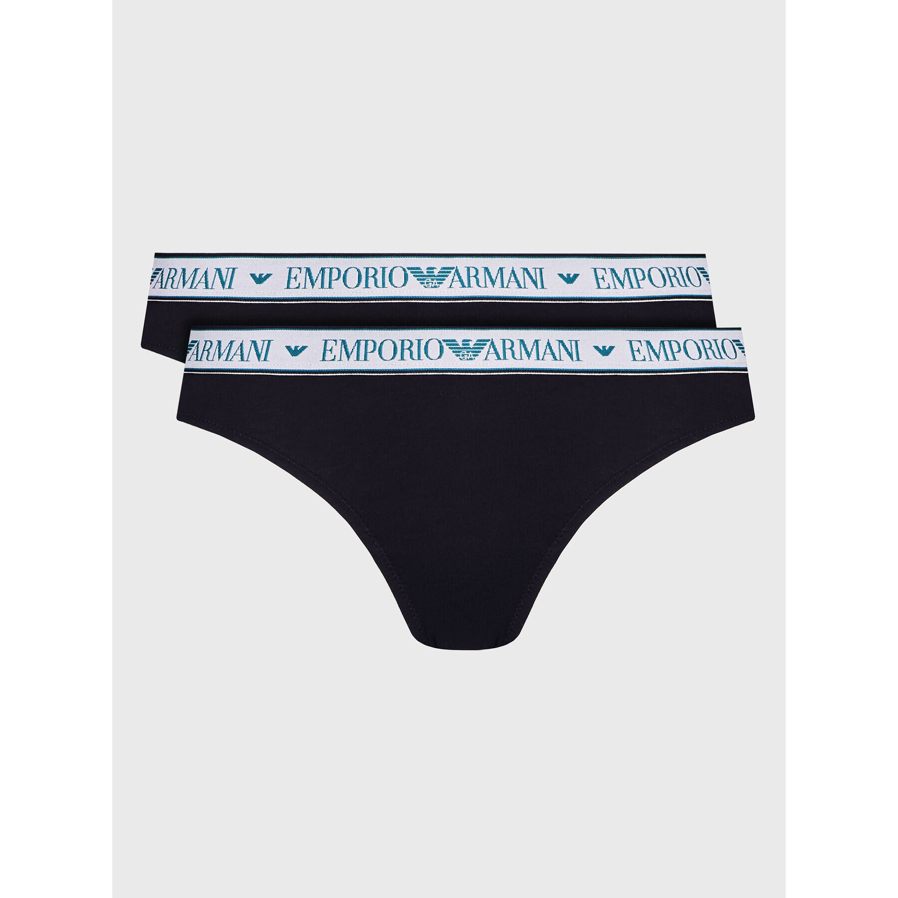 Emporio Armani Underwear Set 2 perechi de chiloți brazilieni 163337 2F227 00135 Bleumarin - Pled.ro