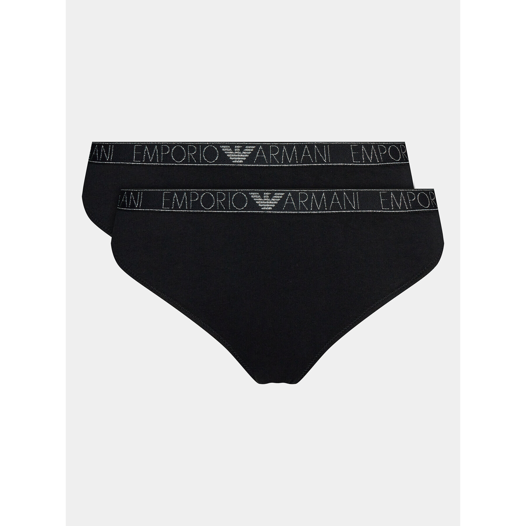 Emporio Armani Underwear Set 2 perechi de chiloți de damă 163334 3F223 00020 Negru - Pled.ro