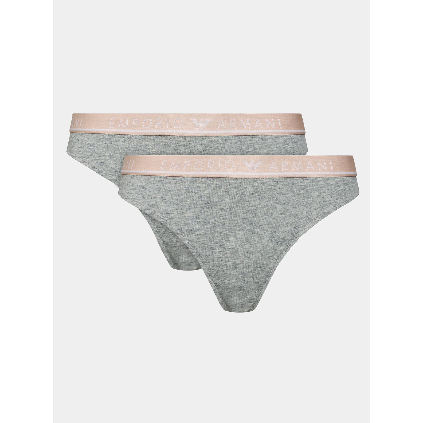 Emporio Armani Underwear Set 2 perechi de chiloți de damă 163334 3F227 00948 Gri - Pled.ro