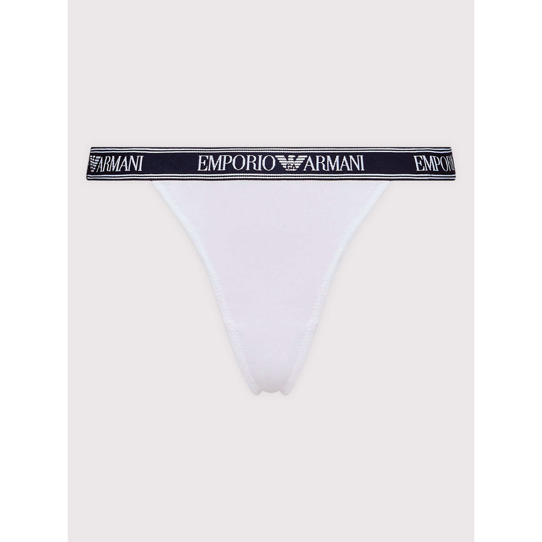 Emporio Armani Underwear Set 2 perechi de chiloți tanga 164522 2R227 00010 Alb - Pled.ro