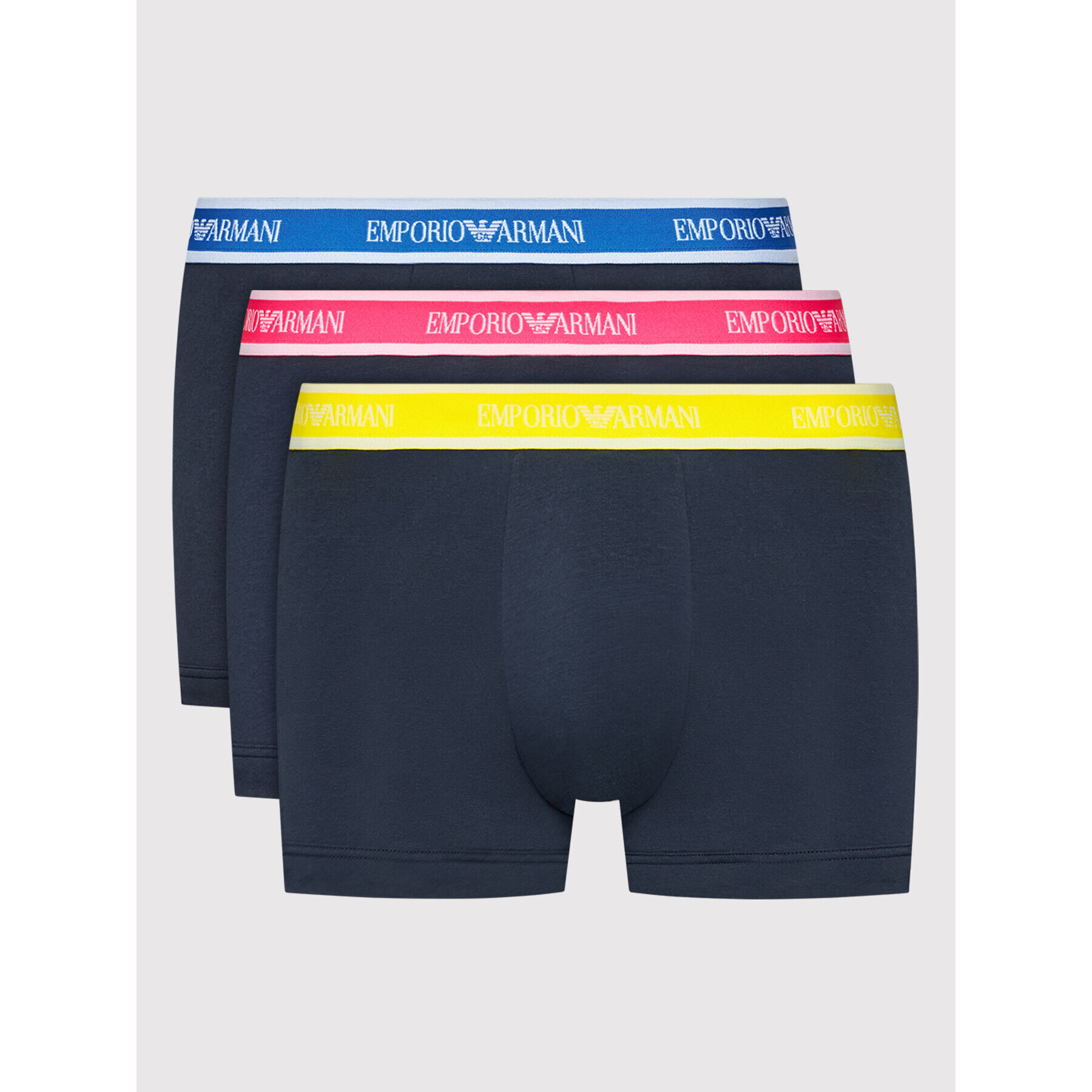 Emporio Armani Underwear Set 3 perechi de boxeri 111357 2R717 64135 Bleumarin - Pled.ro