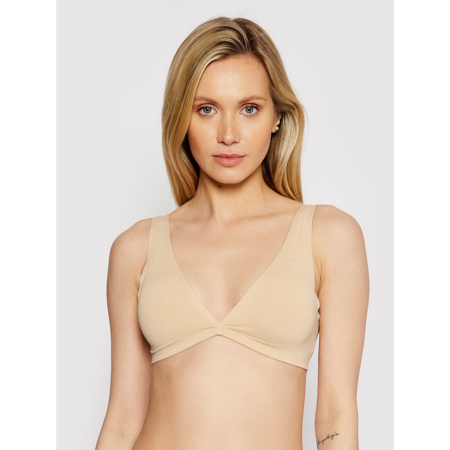 Emporio Armani Underwear Sutien Bralette 164269 0P284 08250 Bej - Pled.ro