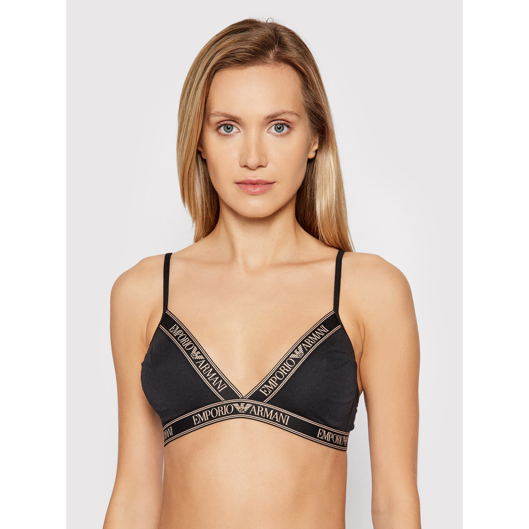 Emporio Armani Underwear Sutien Bralette 164486 1A227 00020 Negru - Pled.ro