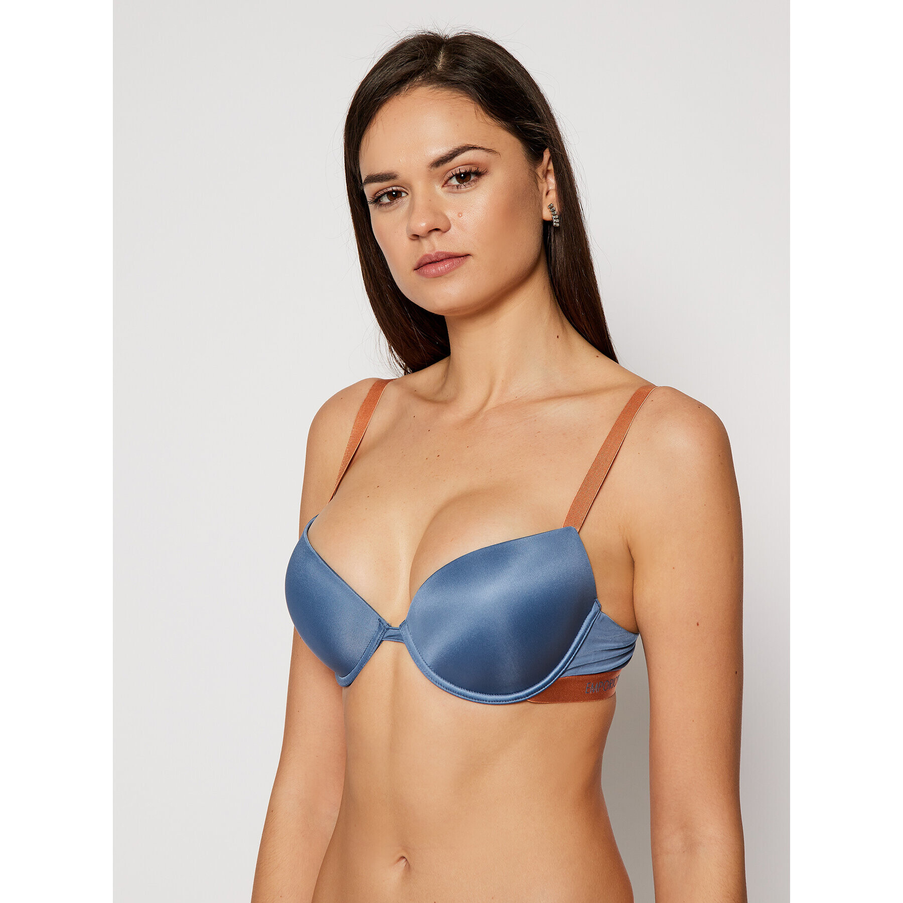 Emporio Armani Underwear Sutien Push-up 162394 9A235 07234 Bleumarin - Pled.ro