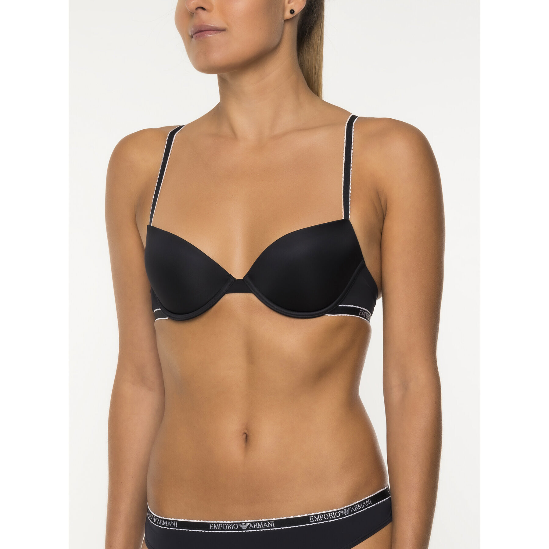 Emporio Armani Underwear Sutien Push-up 162394 CC235 00020 Negru - Pled.ro