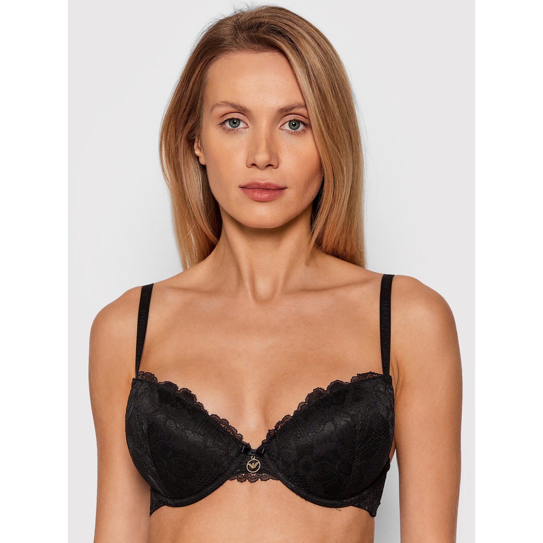 Emporio Armani Underwear Sutien Push-up 165394 1A206 00020 Negru - Pled.ro