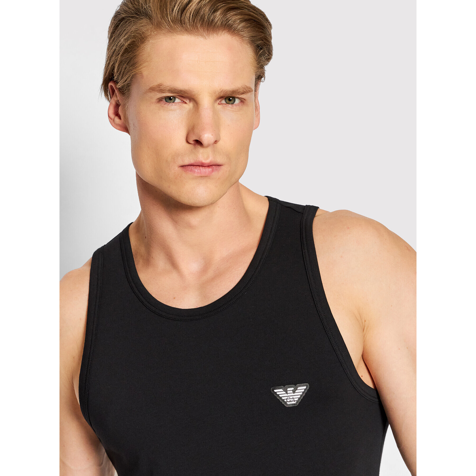 Emporio Armani Underwear Tank top 110828 2R512 00020 Negru Slim Fit - Pled.ro