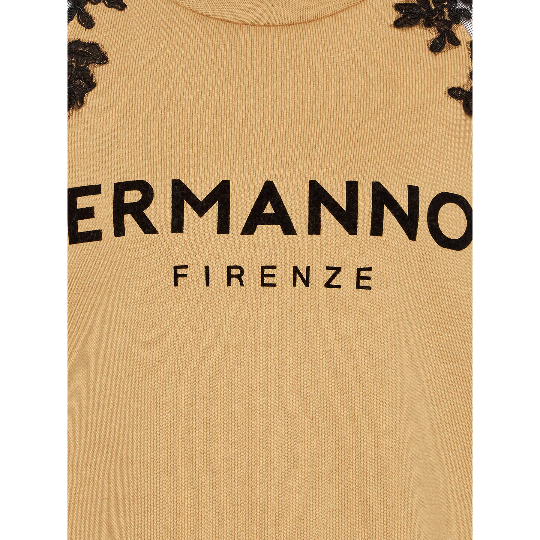 Ermanno Firenze Bluză L028E78 Bej Regular Fit - Pled.ro