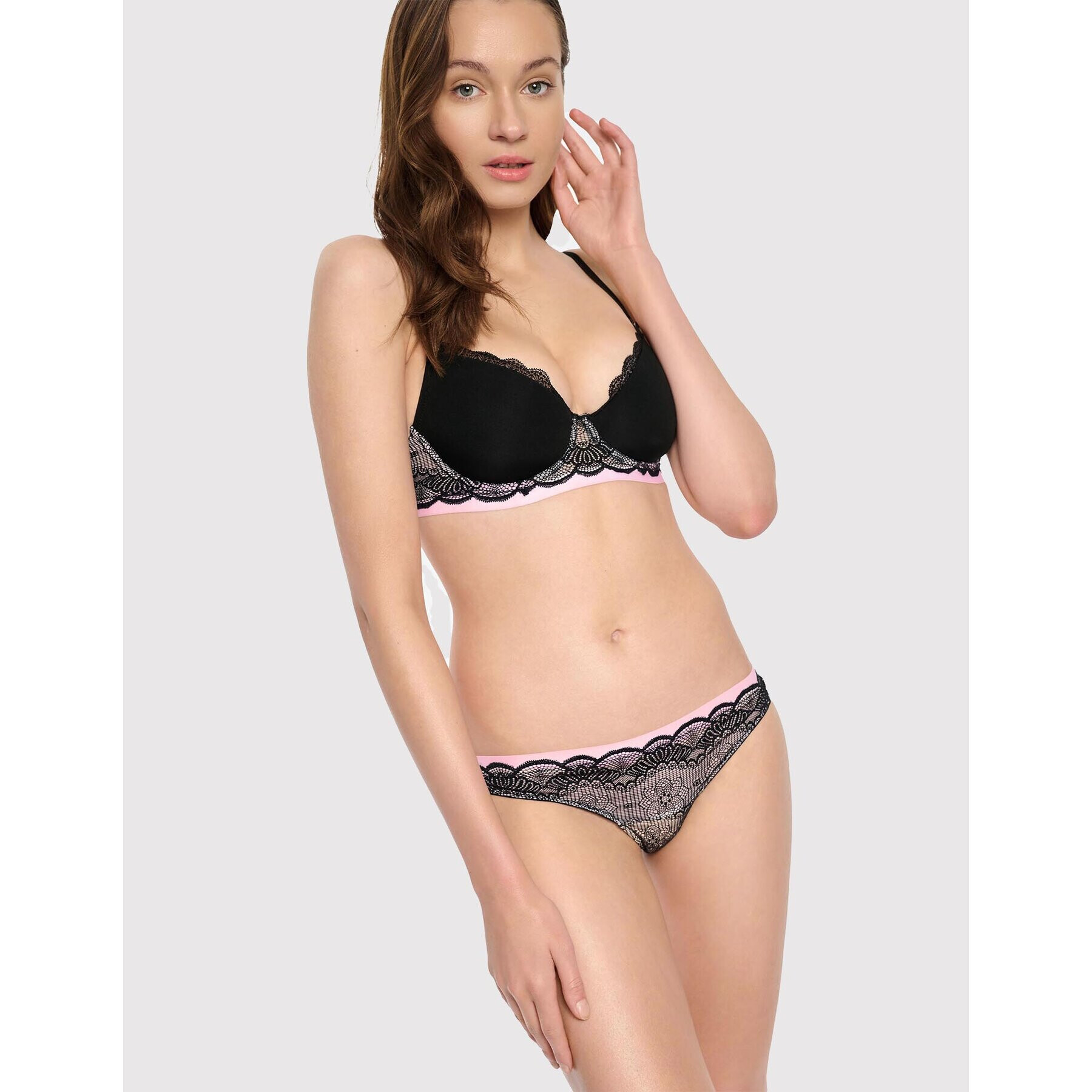 Esotiq Chilot tanga Salome 39474 Negru - Pled.ro