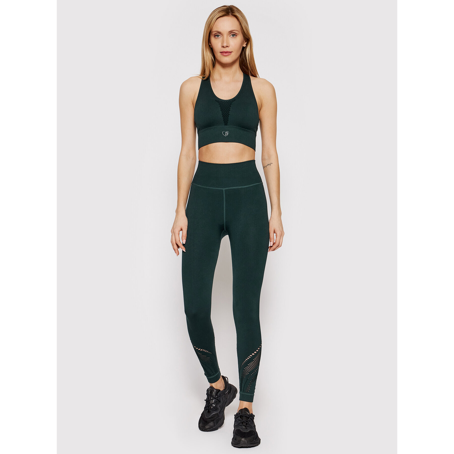 Esotiq Colanți Simi 39209 Verde Slim Fit - Pled.ro