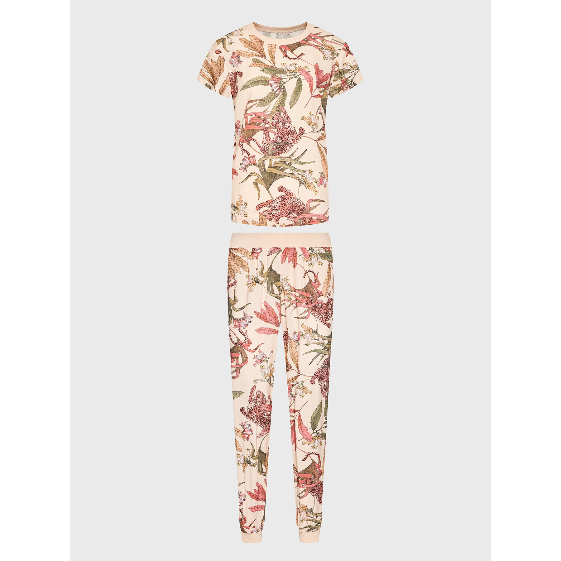 Esotiq Pijama Cadell 40193 Roz Regular Fit - Pled.ro