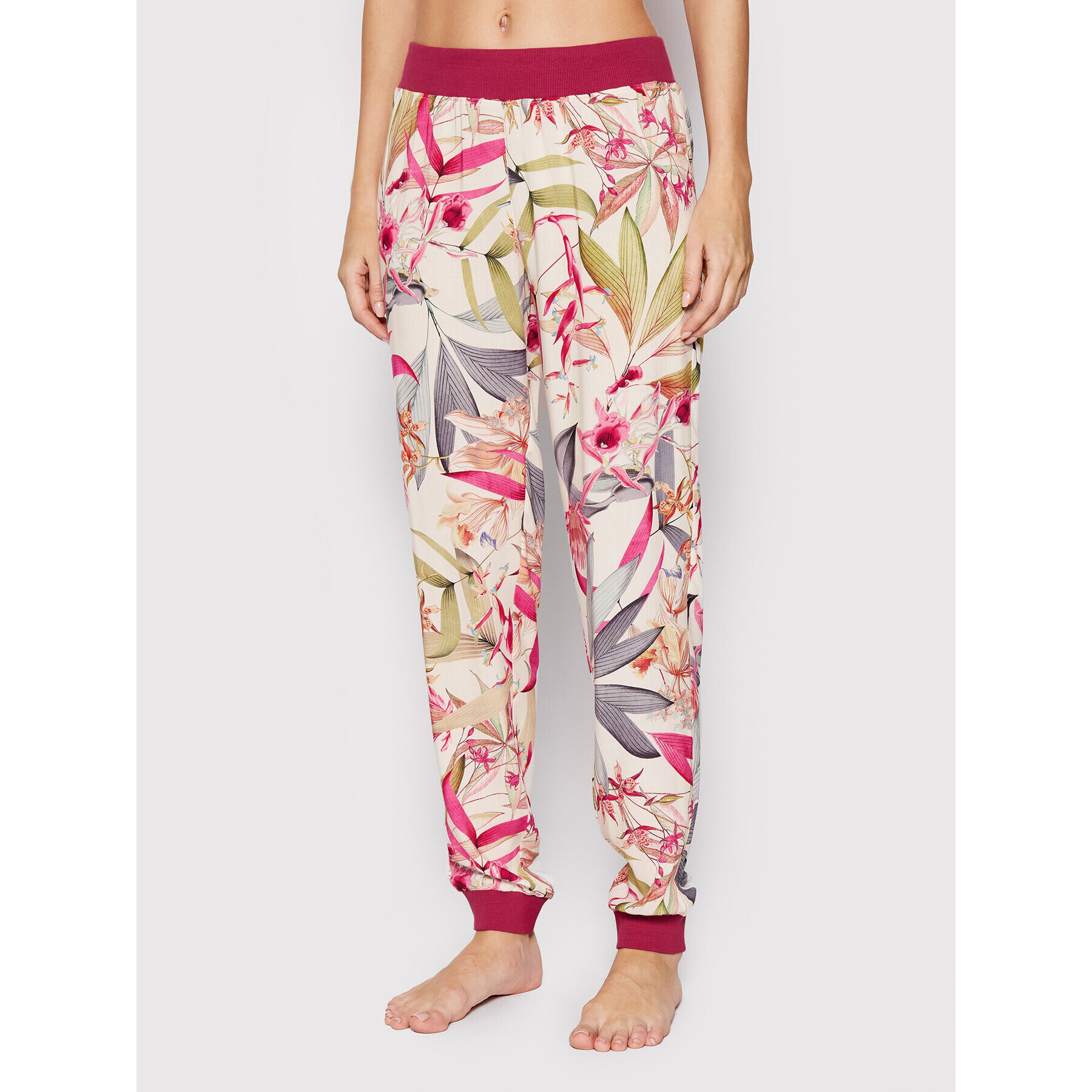 Esotiq Pijama Wildflower 39804 Roz Relaxed Fit - Pled.ro